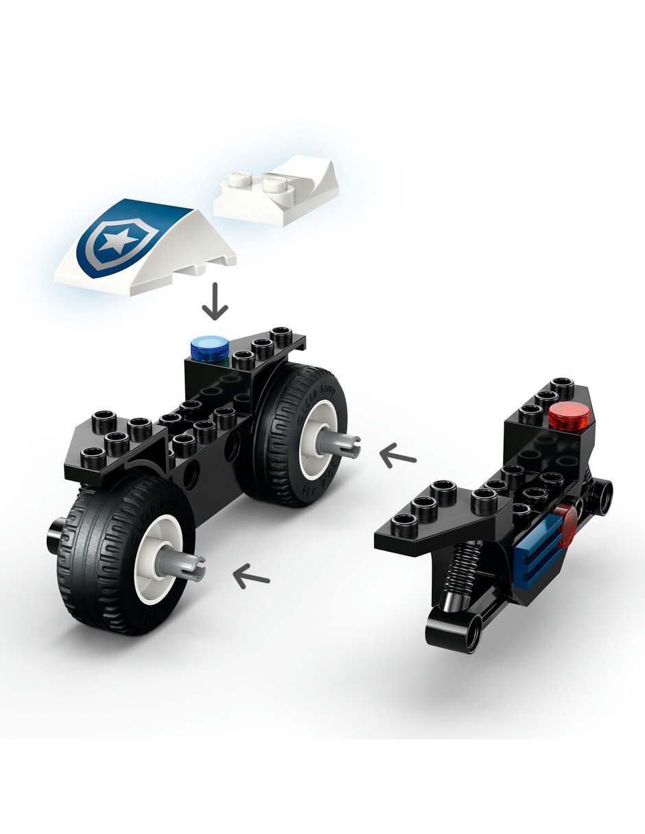 LEGO Persecución En Moto De Policía 60455 City 3