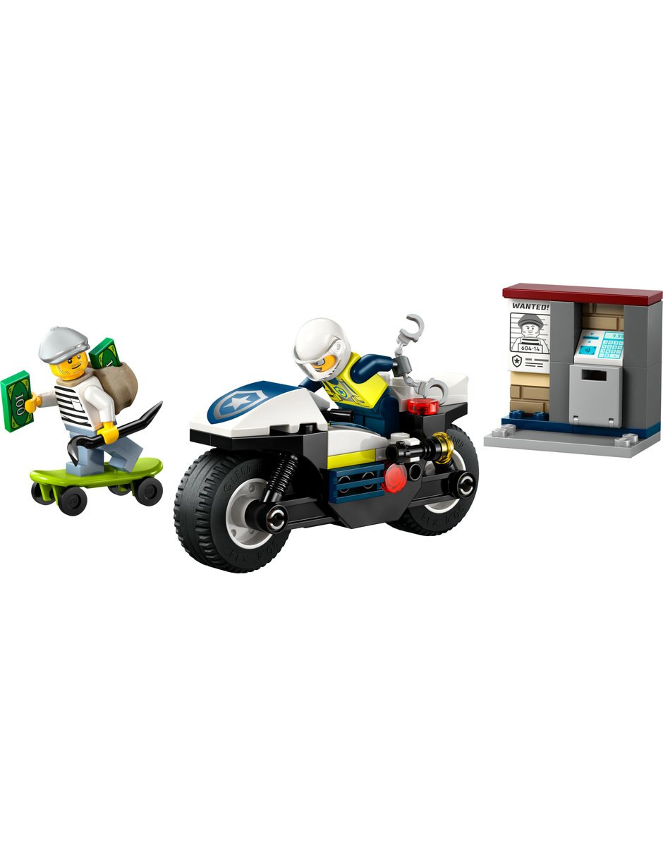 LEGO Persecución En Moto De Policía 60455 City 4