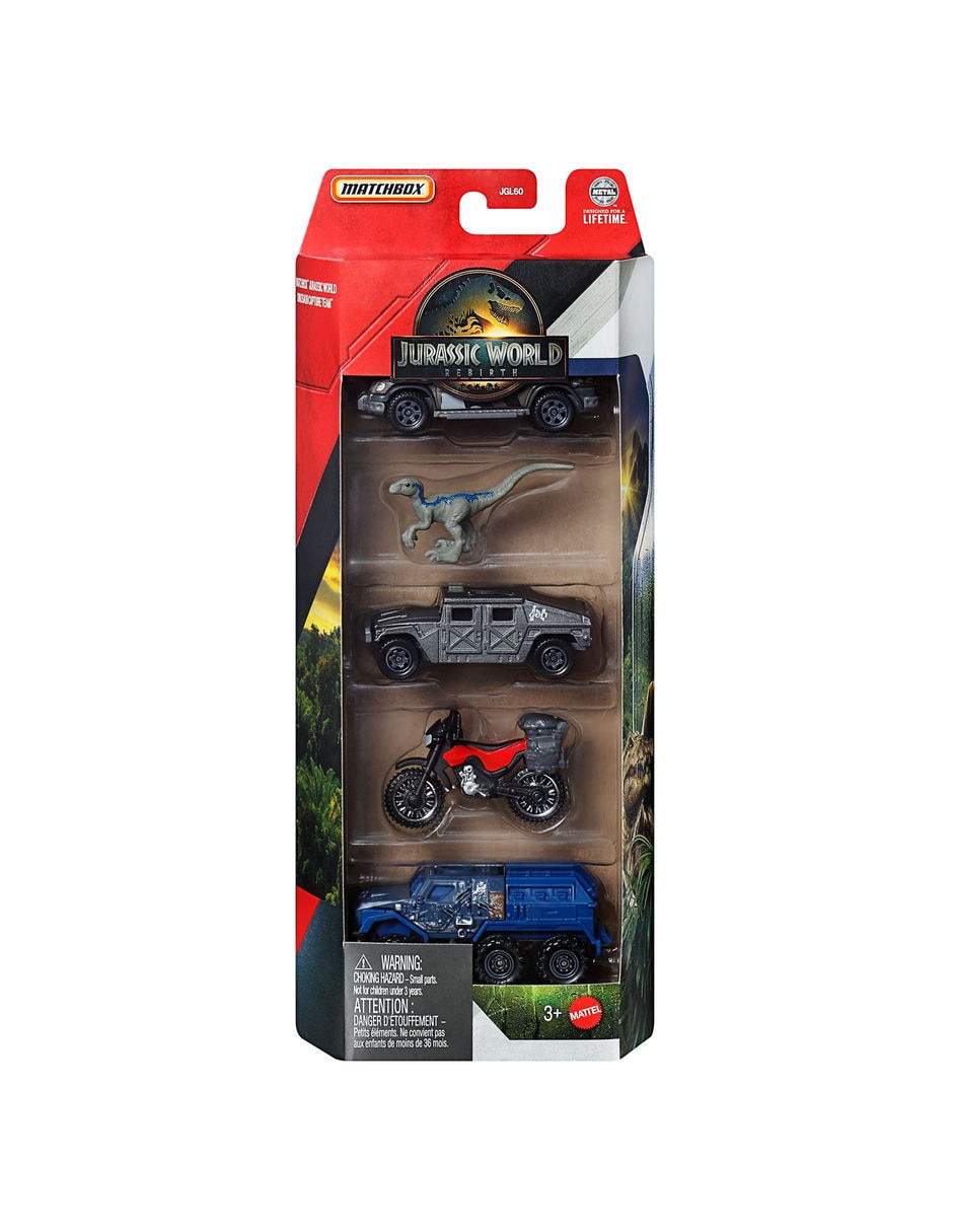 Set de vehículos jgl60 jurassic world 9