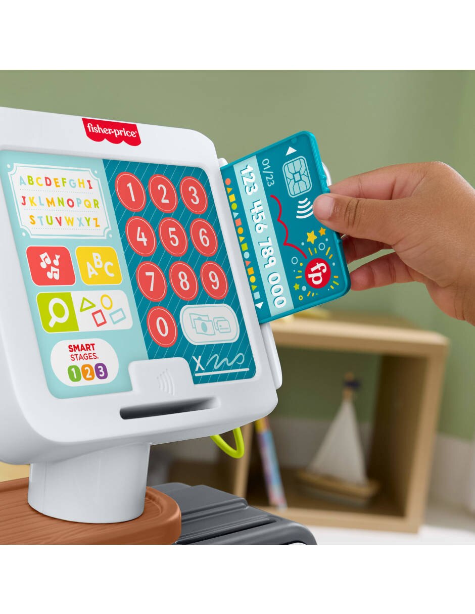 Caja registradora escanea y aprende juego de rol para niños 6