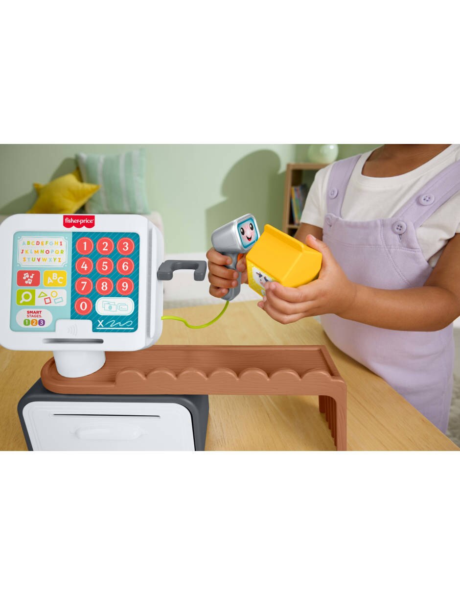 Caja registradora escanea y aprende juego de rol para niños 7