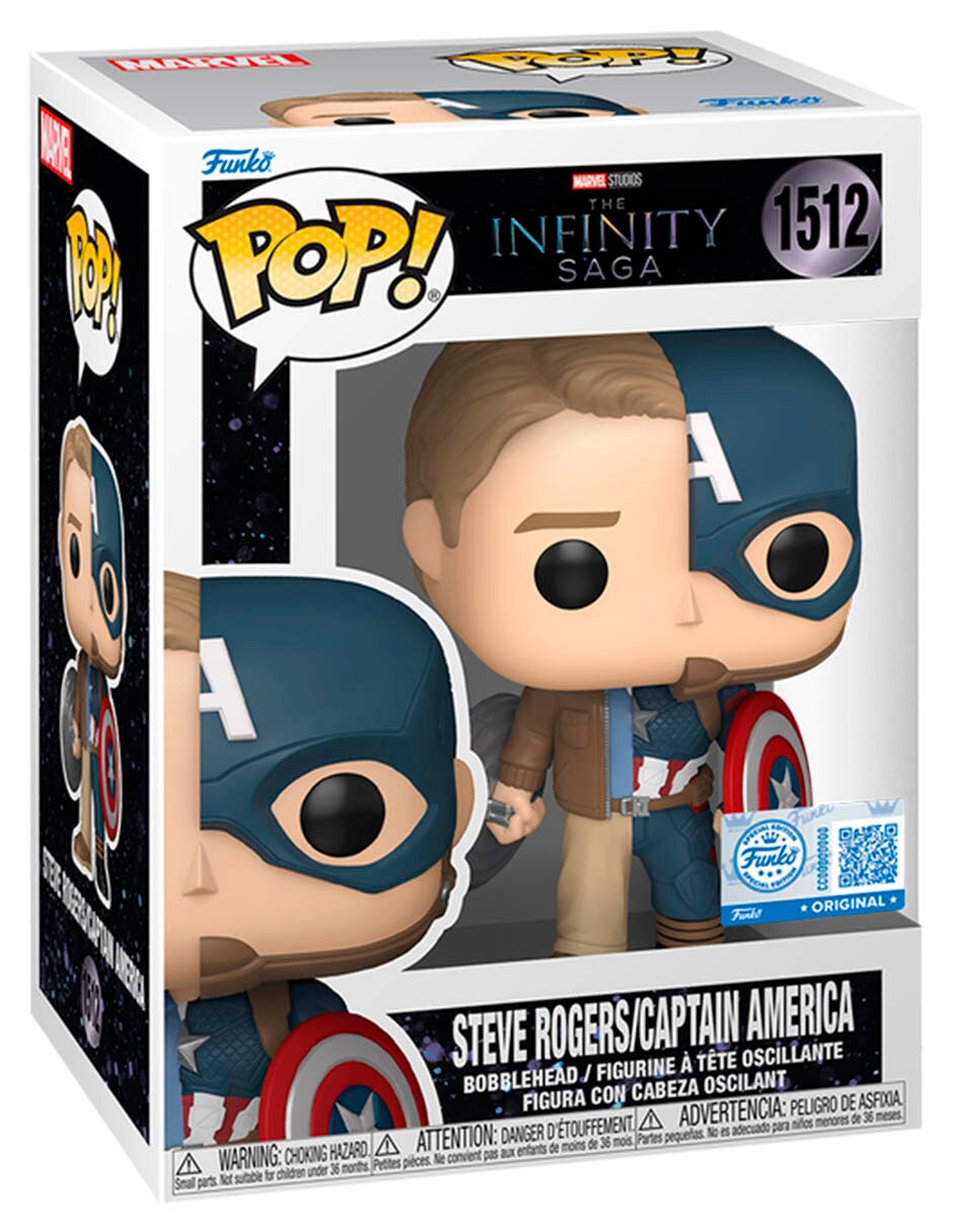 POP! The Infinity Saga Steve Rogers/Captain America Cabeza oscilante 2