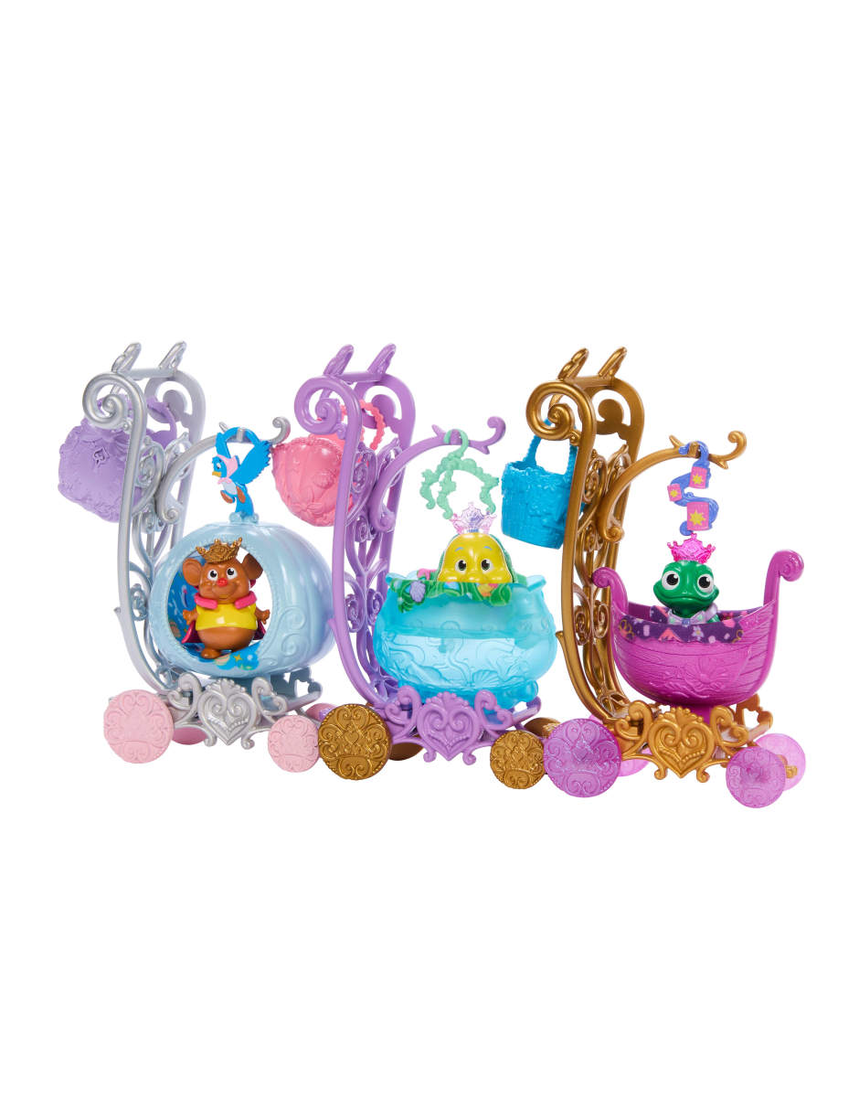 Set figuras de juguete la sirenita carroza con amigo de Ariel