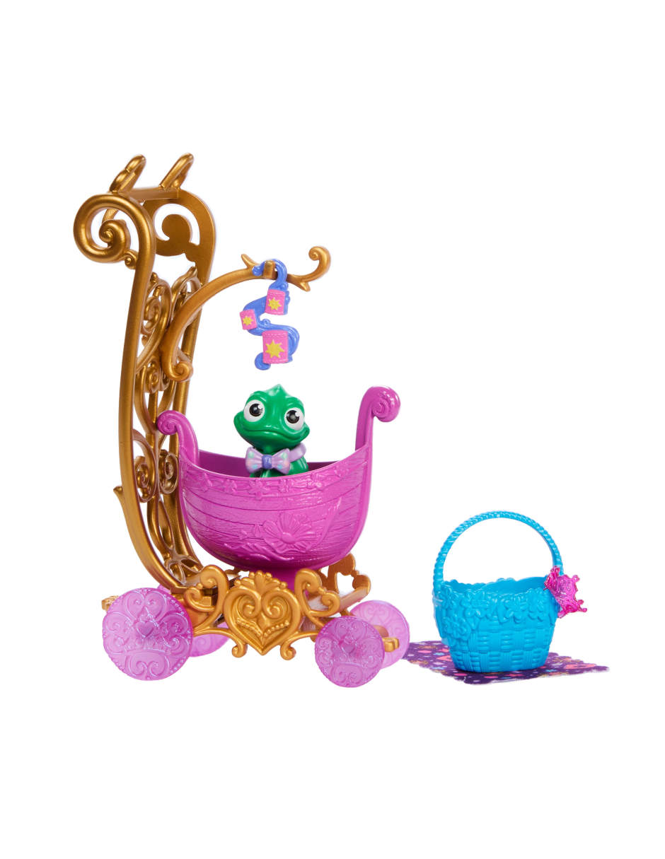 Set figuras de juguete la sirenita carroza con amigo de Ariel 8