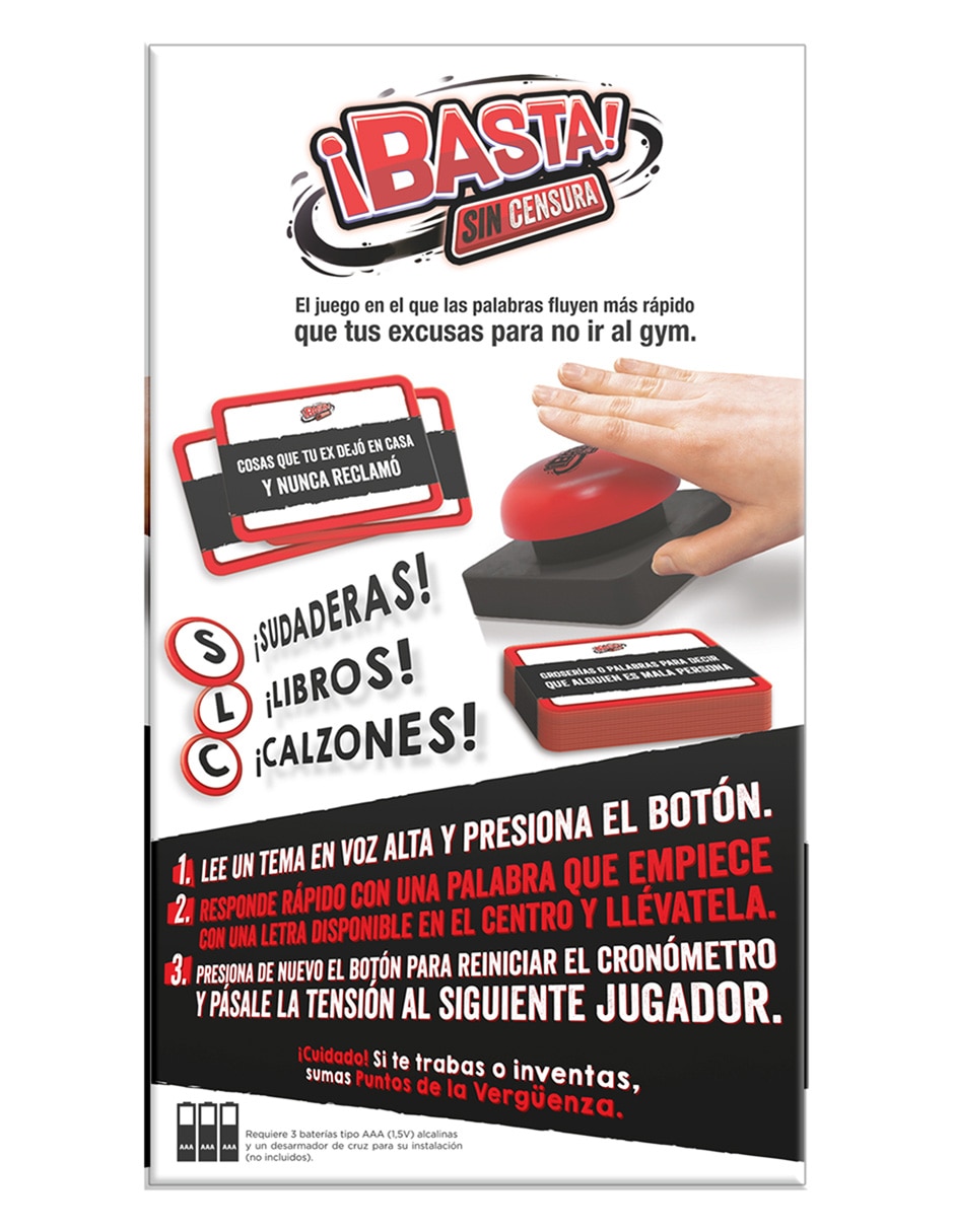 Juego de mesa basta sin censura Novelty