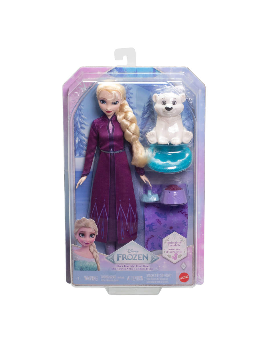 Set muñeca Frozen Elsa con oso bebé Set muñeca Frozen Elsa con oso bebé