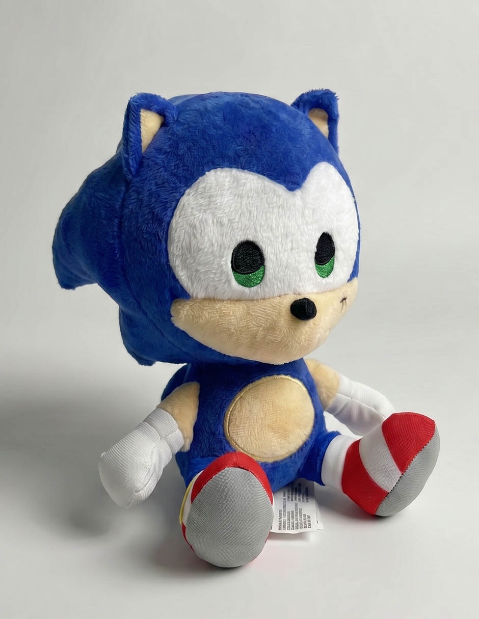 Peluche De Sonic De 20 Cm