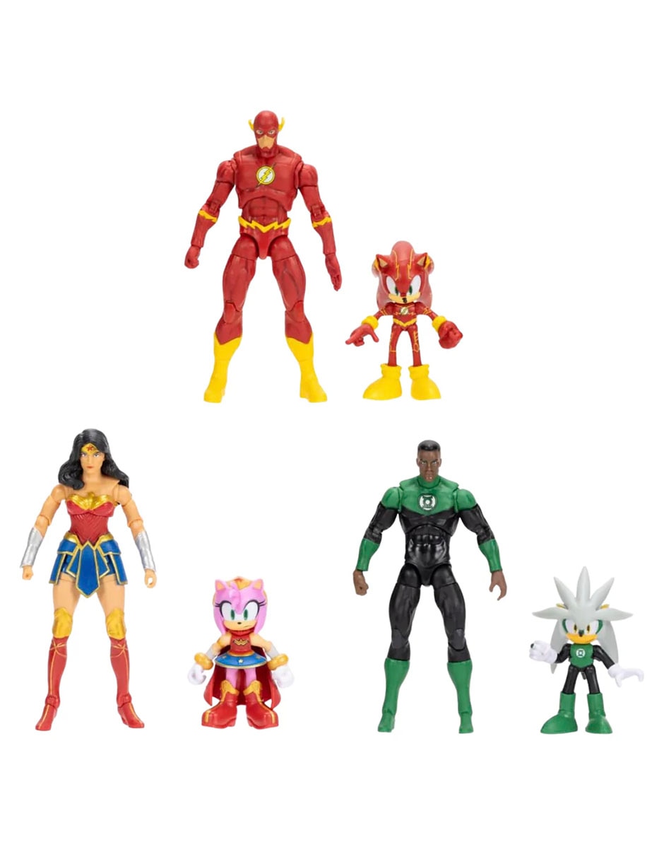 Set figuras articuladas DC Sonic 4