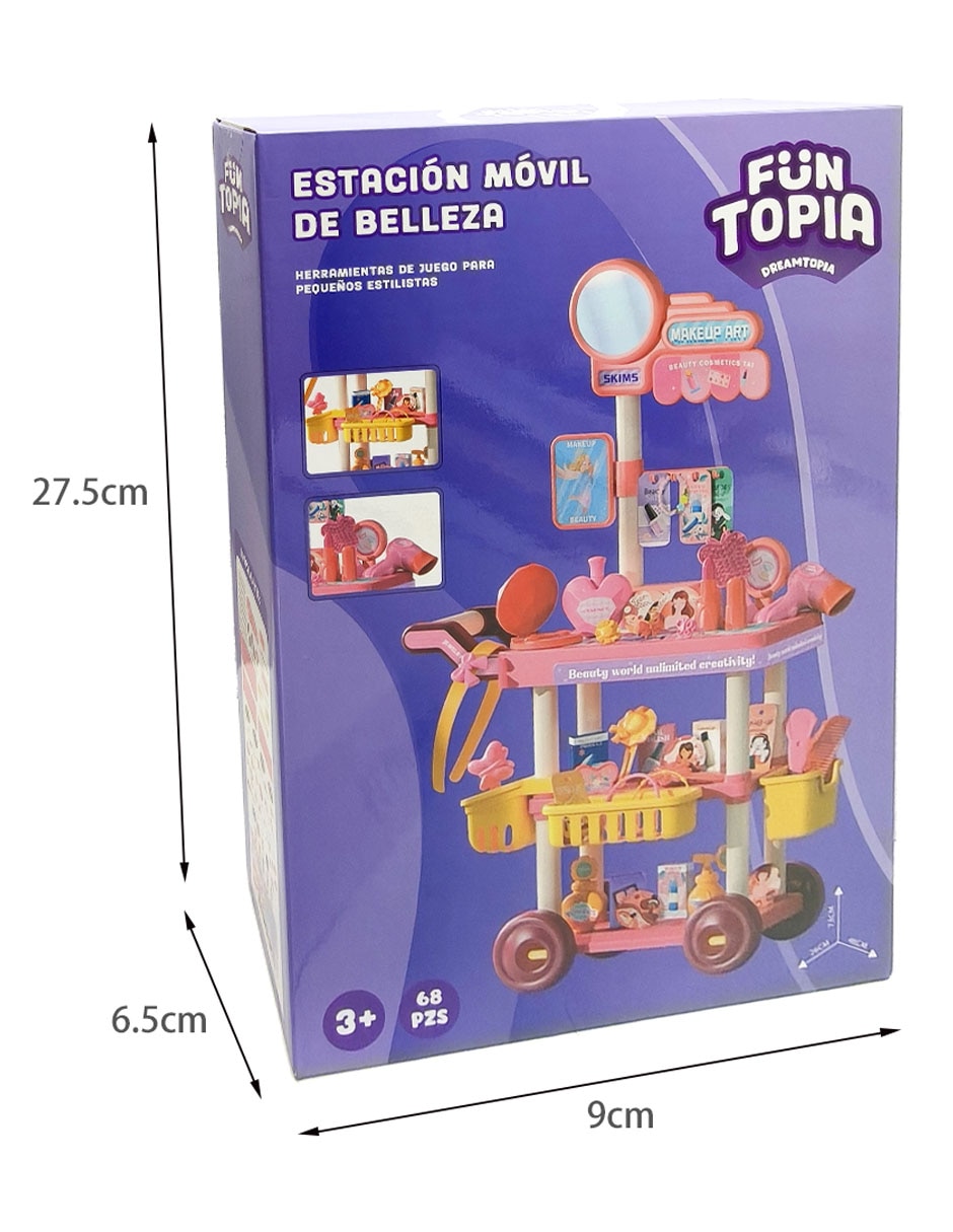 Estación móvil de belleza Funtopia juego de rol para niños