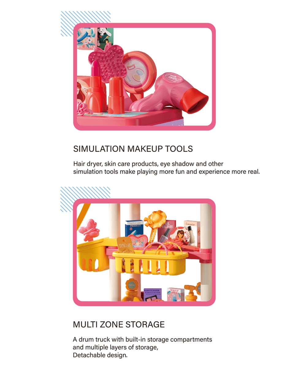 Estación móvil de belleza Funtopia juego de rol para niños
