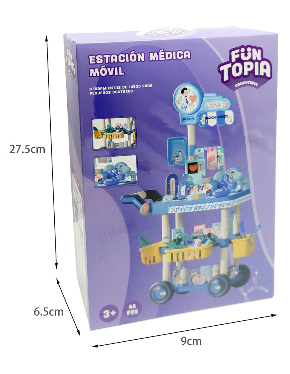 Estación médica móvil Funtopia juego de rol para niños