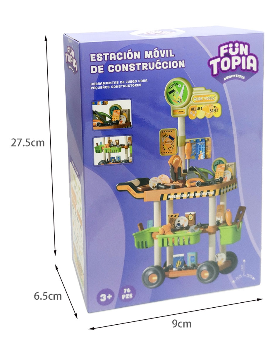Estación movil de construcción juego de rol para niños 6