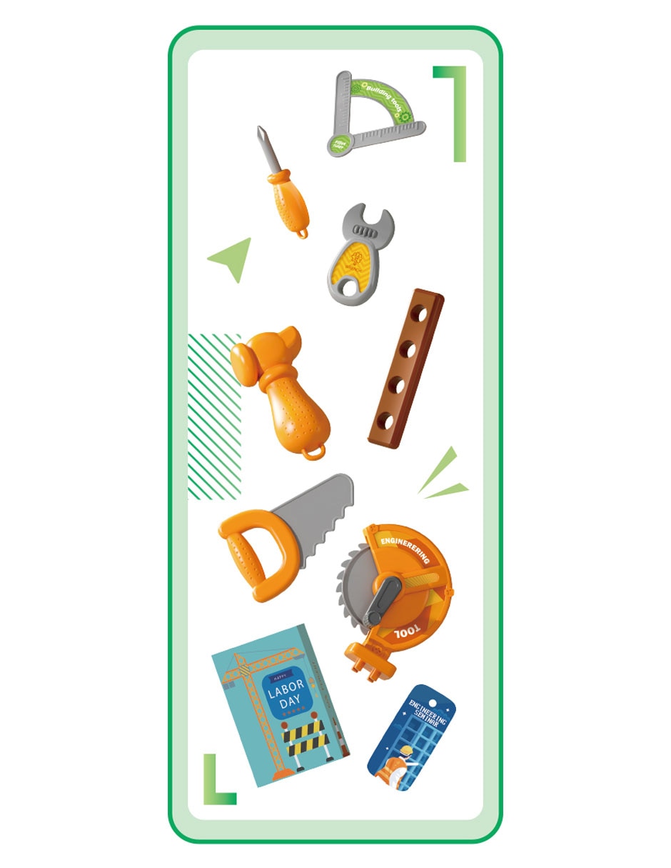 Estación movil de construcción juego de rol para niños 3
