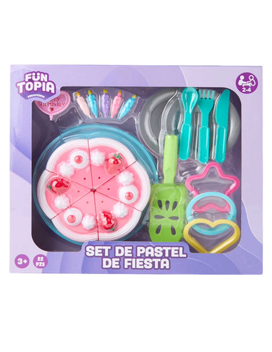 Set De Pastel De Fiesta Juego De Rol Para Niños