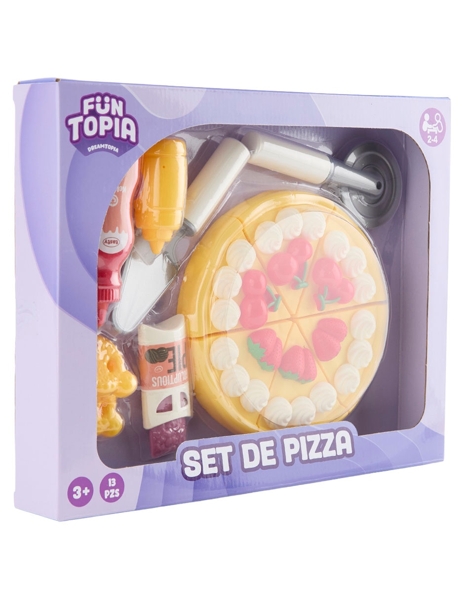 Set de pizza juego de rol para niños 2