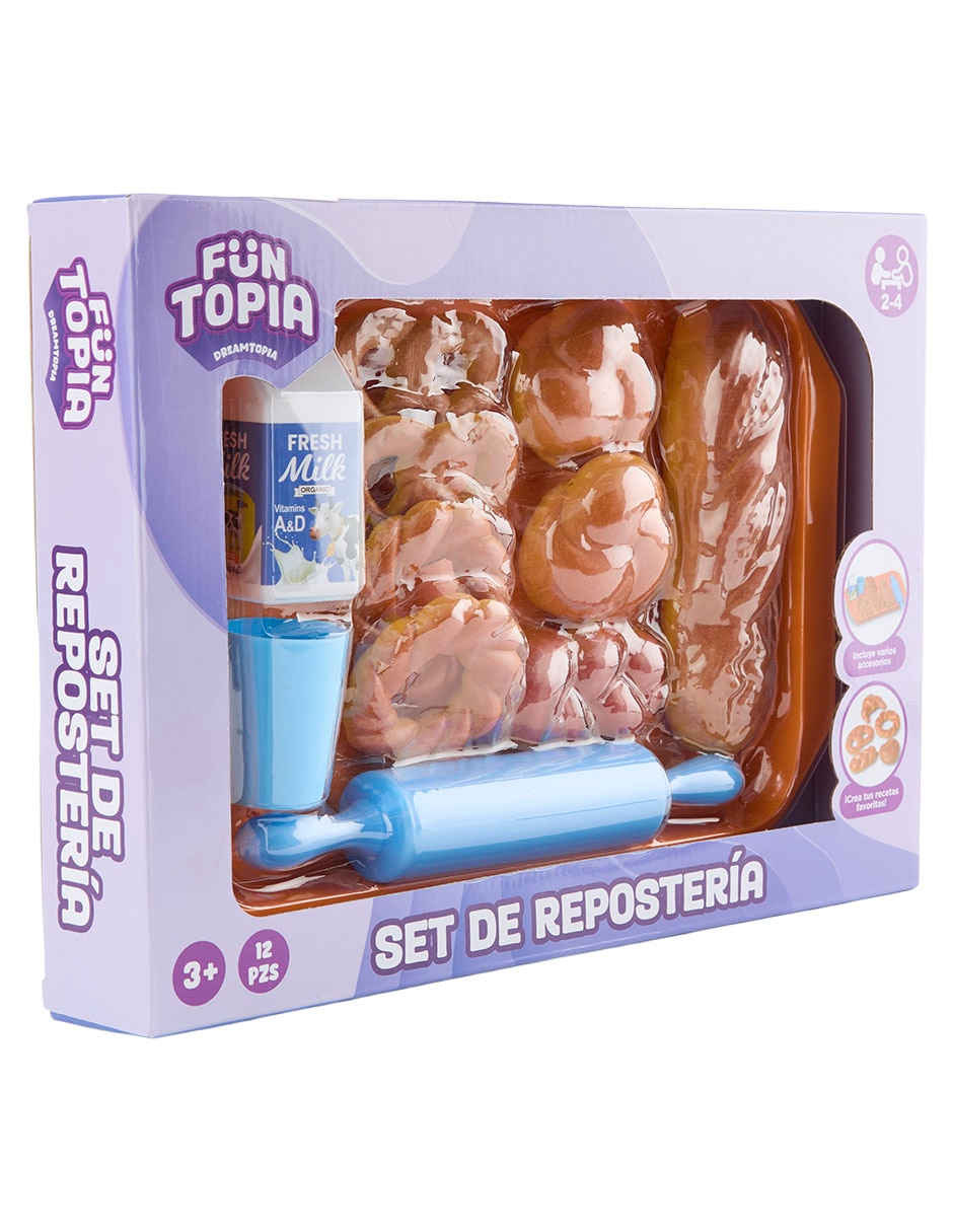 Set De Repostería Funtopia Juego De Rol Para Niños