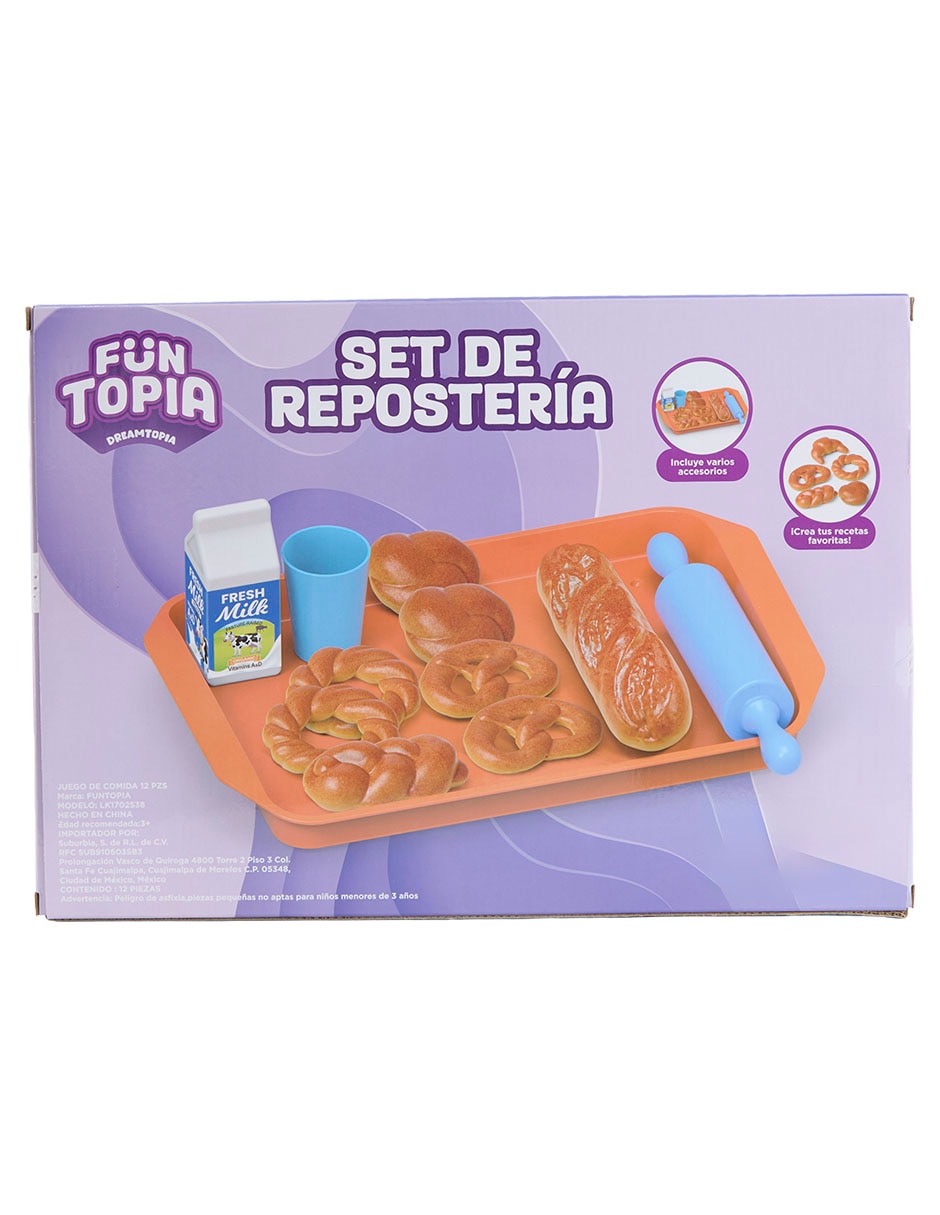 Set De Repostería Funtopia Juego De Rol Para Niños