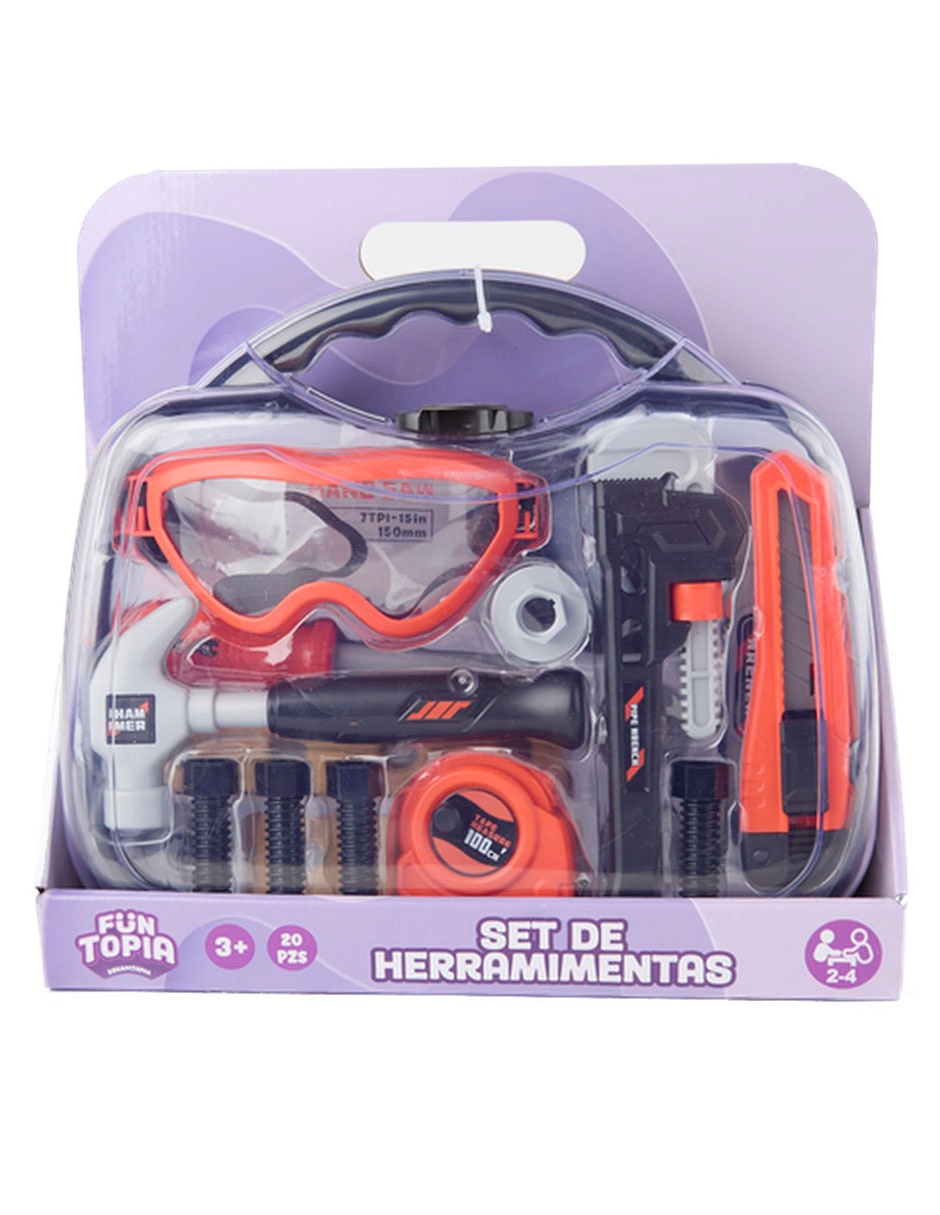 Set De Herramientas Juego De Rol Para Niños