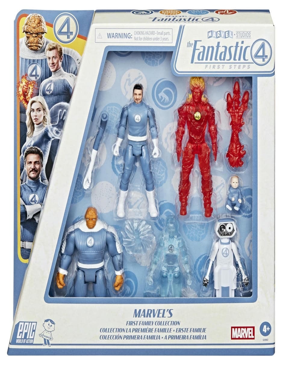 Set figuras acción articulada Los 4 Fantásticos: Primeros Pasos Fans