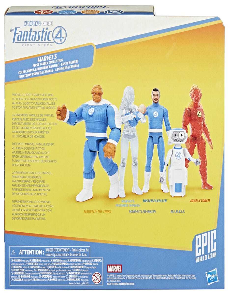Set figuras acción articulada Los 4 Fantásticos: Primeros Pasos Fans