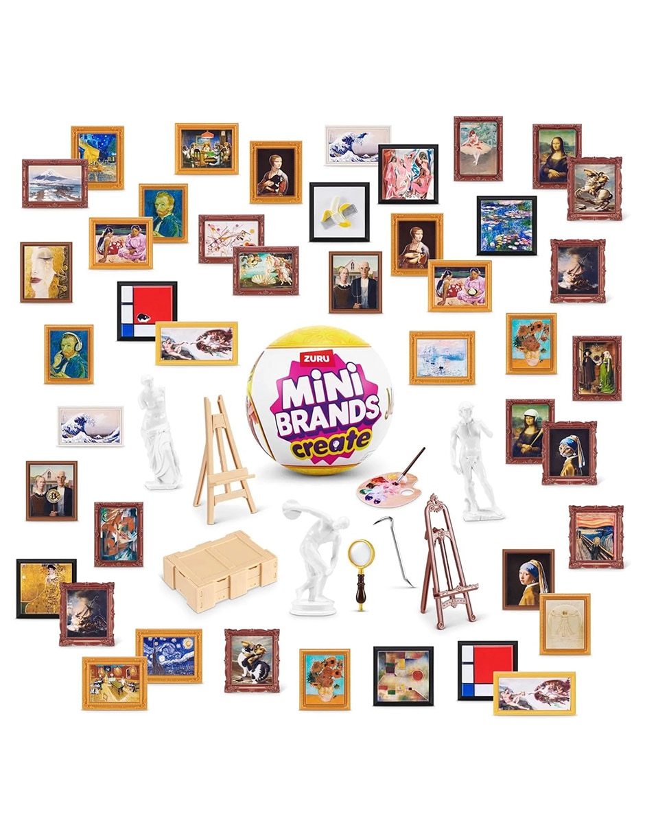 Figura sorpresa Mini Brands! Create Mini Materpieces Series 1 2