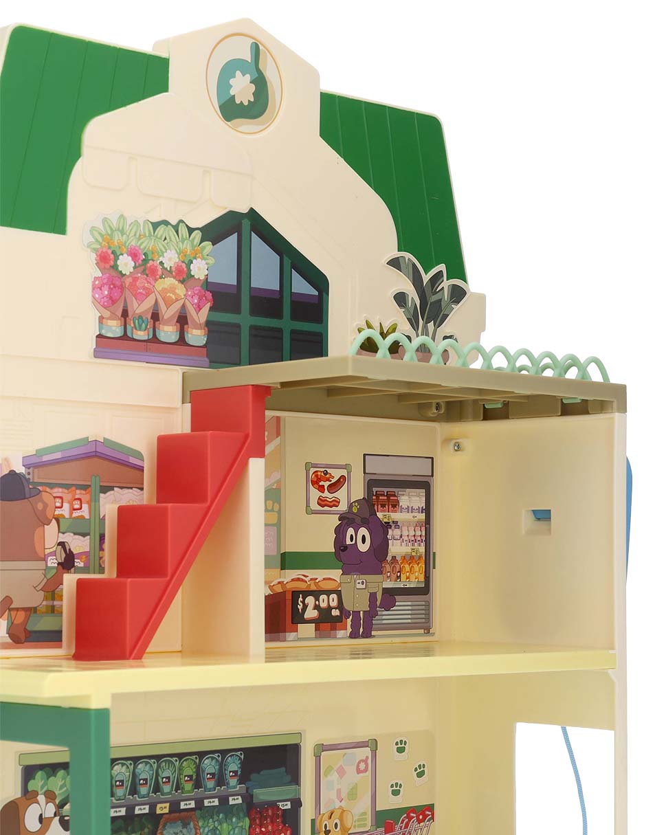 Casa de muñecas Bluey Supermercado Chef Bluey