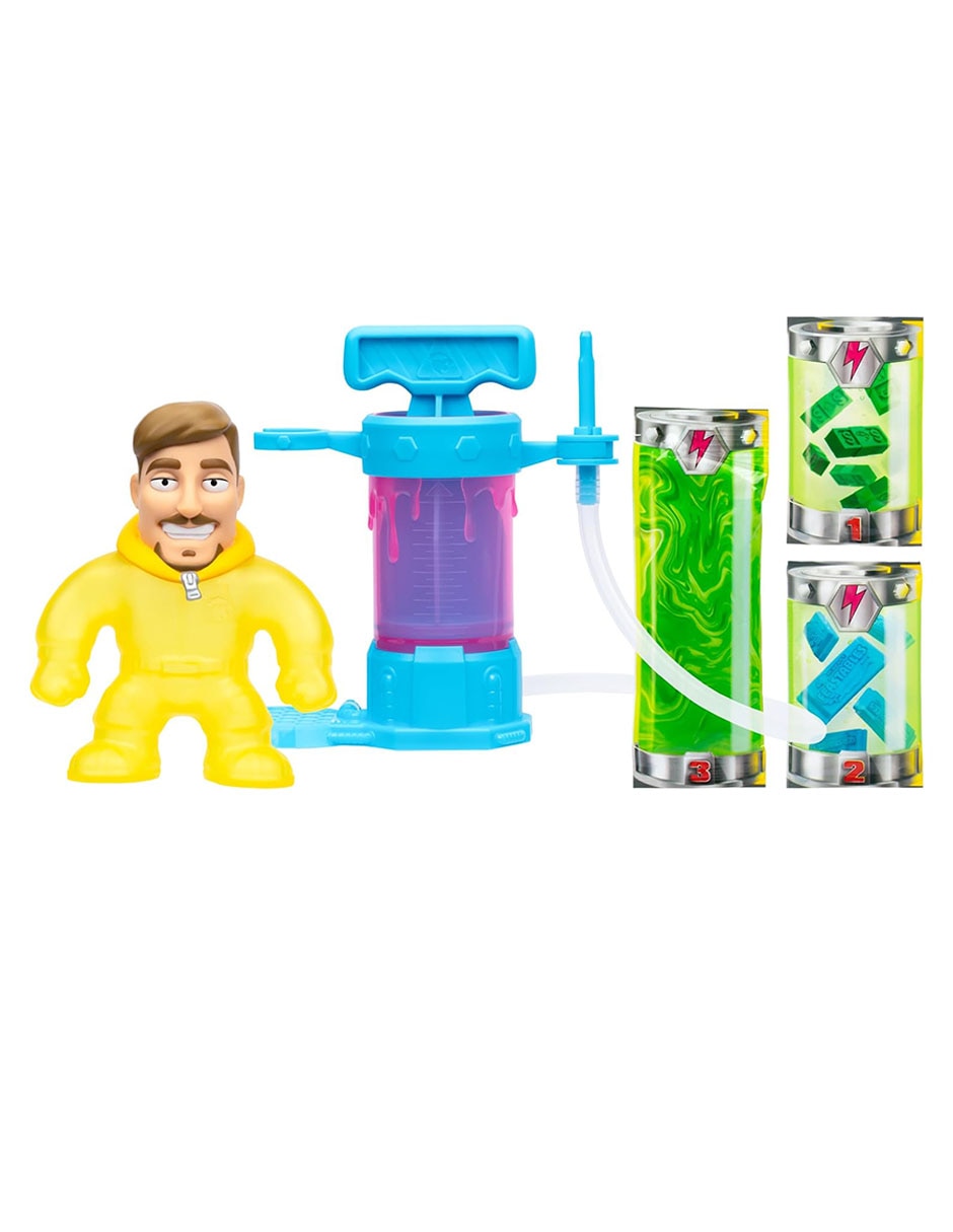 Figura de acción Mr Beast Lab Mr. Beast elástico