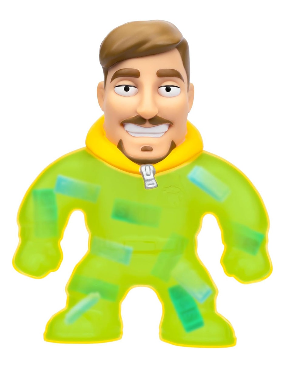Figura de acción Mr Beast Lab Mr. Beast elástico
