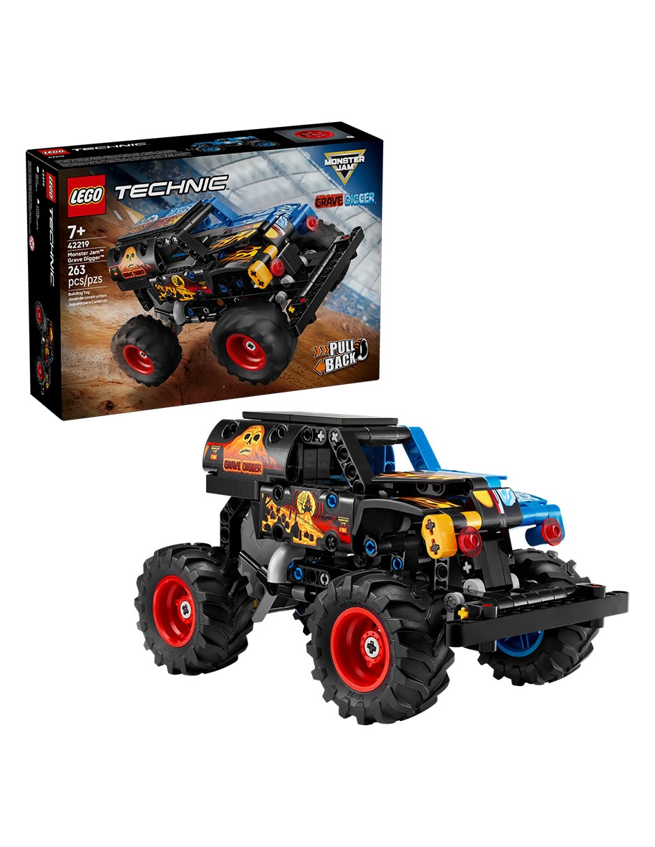 Monster Jam Grave Digger Fuego y Hielo 42219