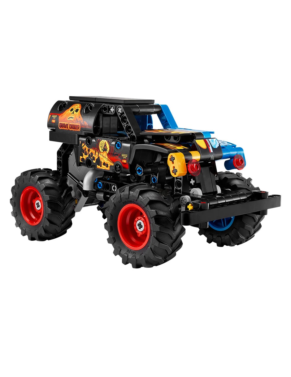 Monster Jam Grave Digger Fuego y Hielo 42219 4