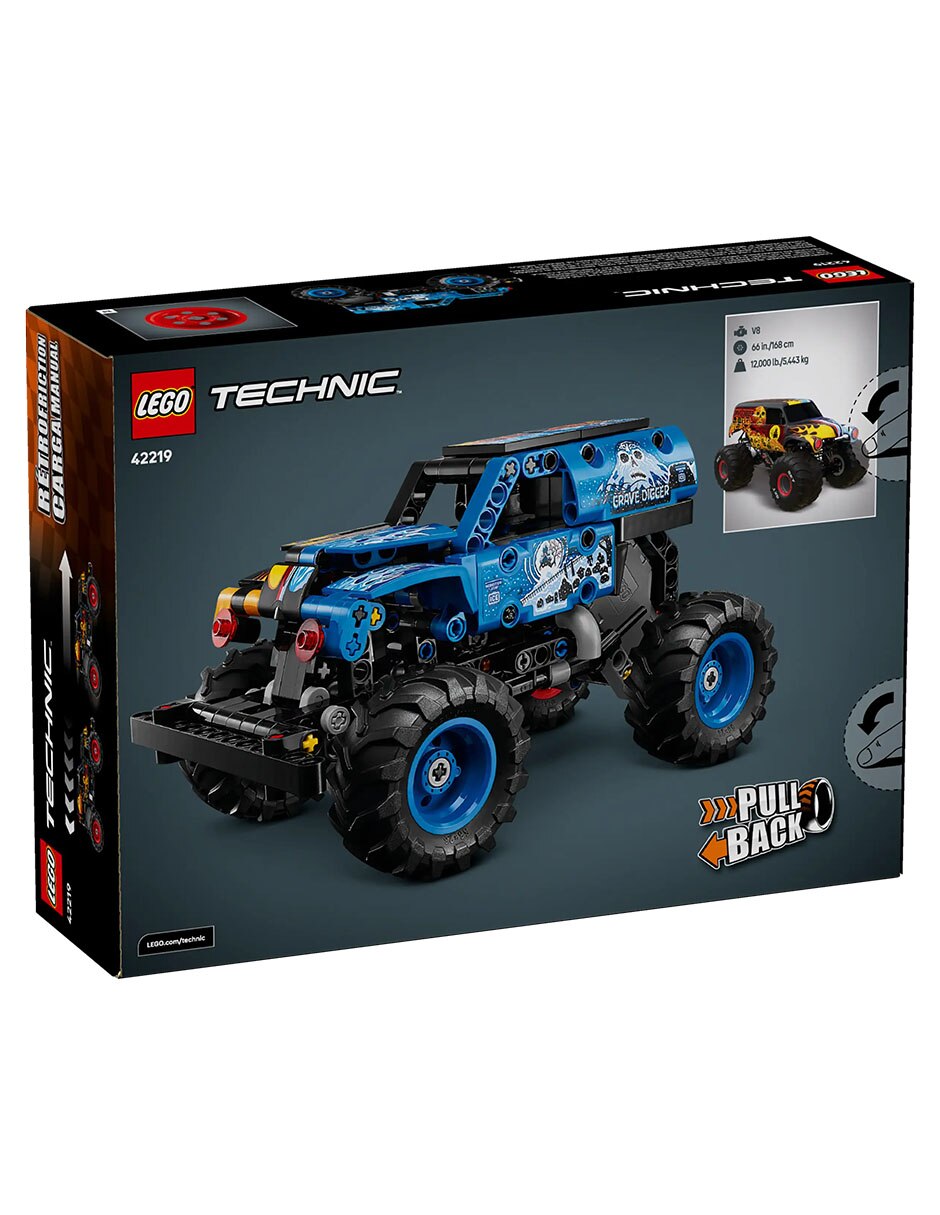 Monster Jam Grave Digger Fuego y Hielo 42219 7