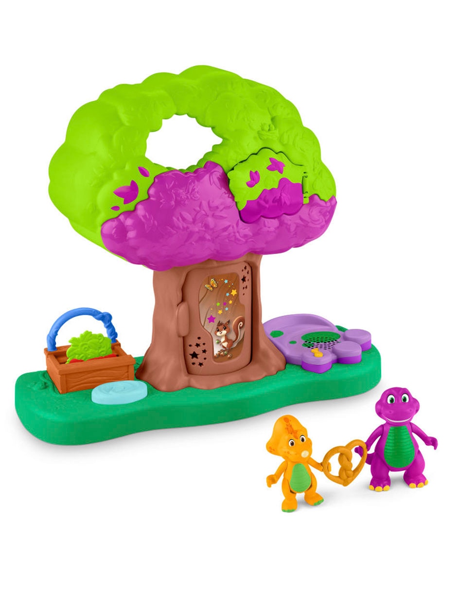 Set de Juego Casa del Árbol Luces y Sonidos de Barney's World Casa del Árbol