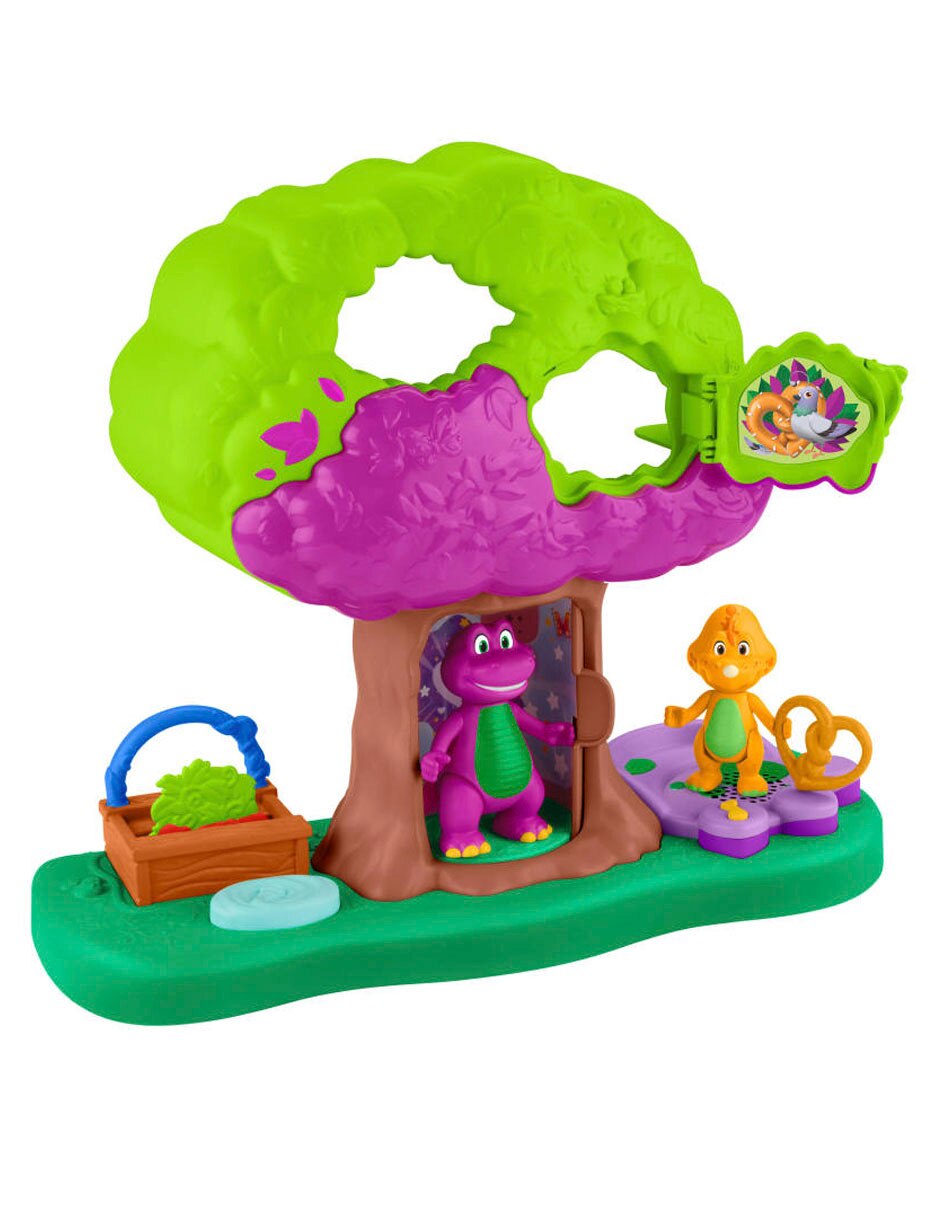 Set de Juego Casa del Árbol Luces y Sonidos de Barney's World Casa del Árbol