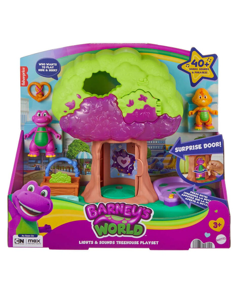 Set de Juego Casa del Árbol Luces y Sonidos de Barney's World Casa del Árbol