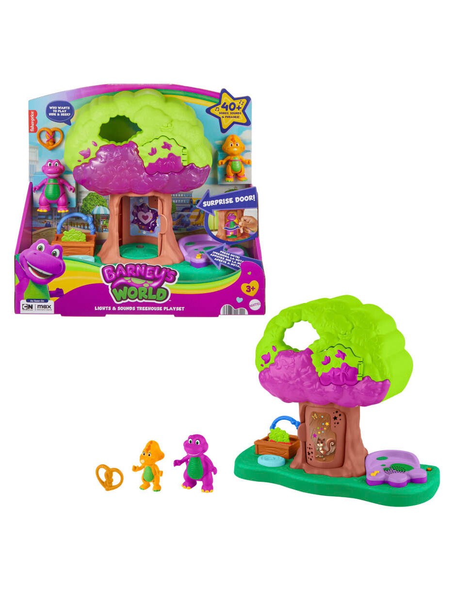 Set de Juego Casa del Árbol Luces y Sonidos de Barney's World Casa del Árbol 9