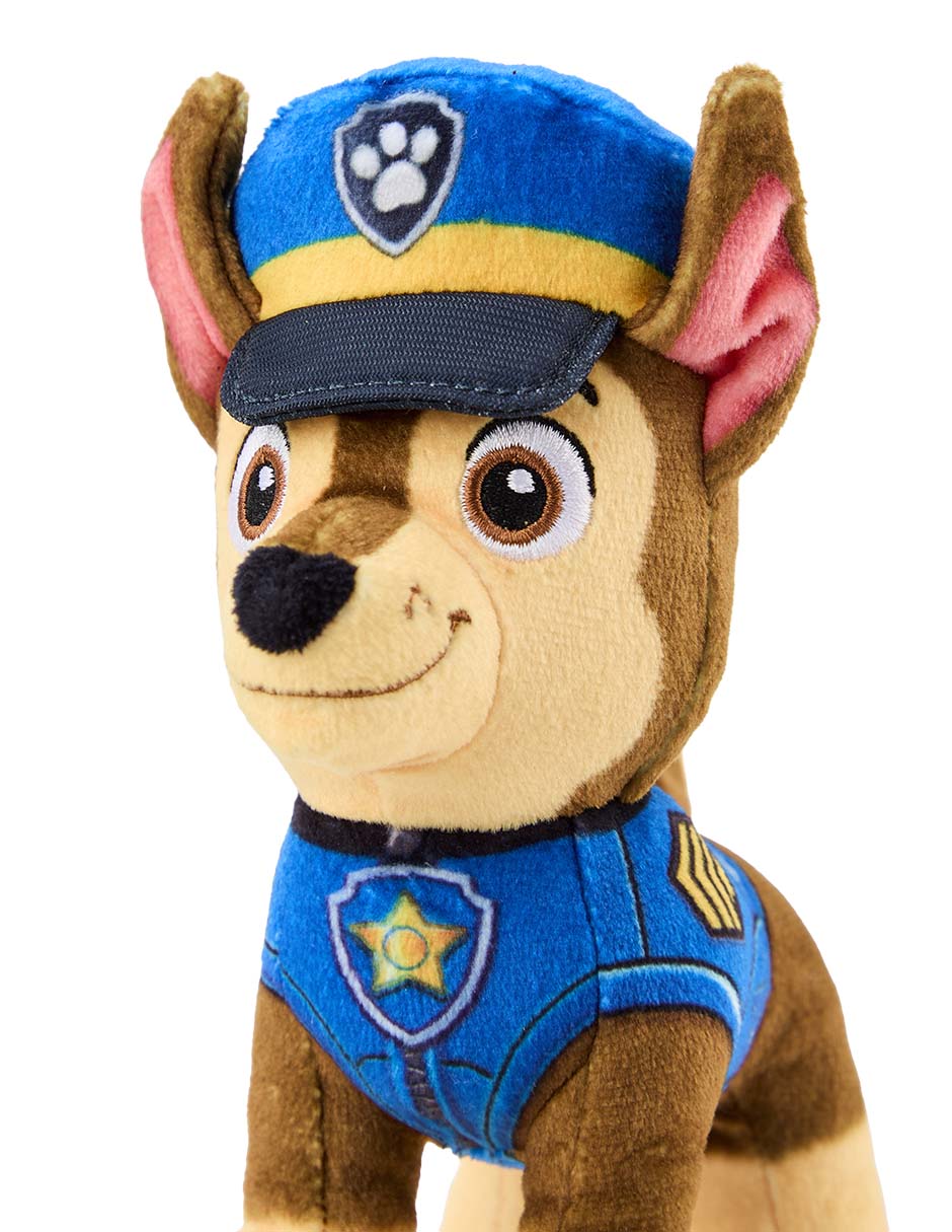 Peluche de Chase Paw Patrol Nickelodeon de 21 cm