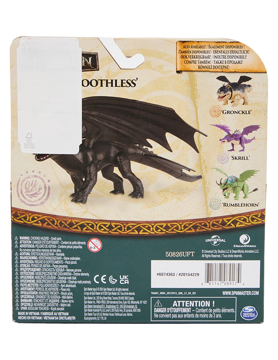 Figura articulada Cómo entrenar a tu dragón Chimuelo 3