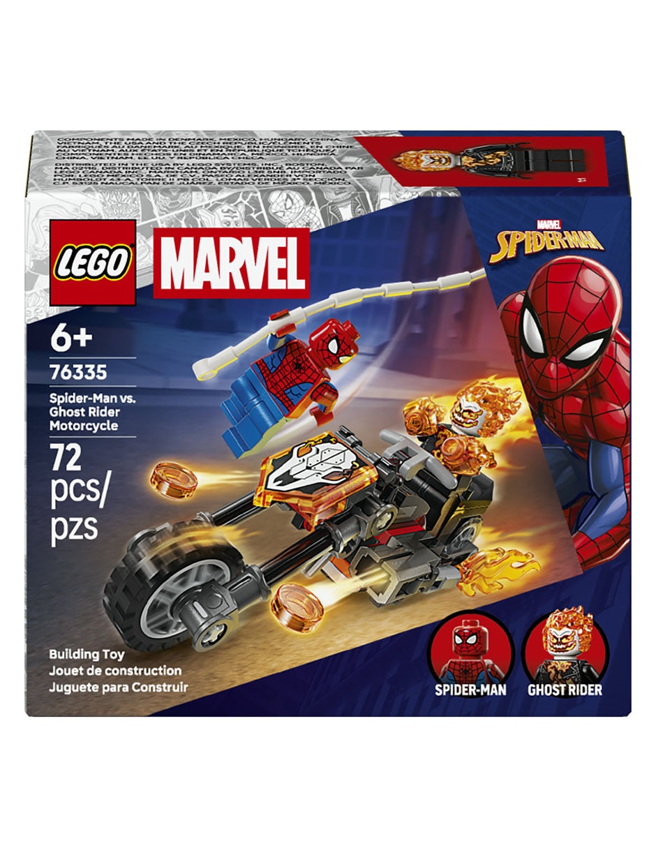Lego Spider-Man vs. Ghost Rider en motocicleta 76335 Marvel 2