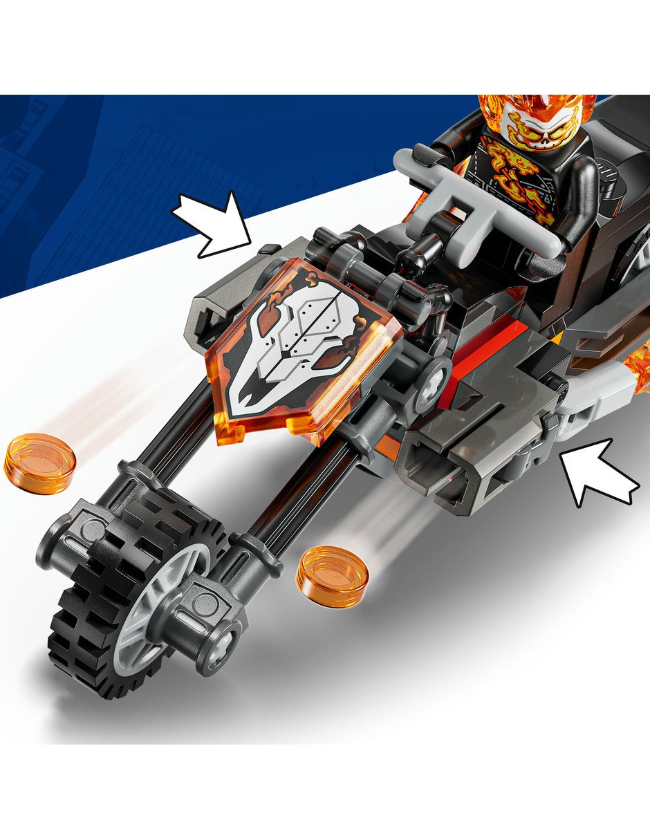 Lego Spider-Man vs. Ghost Rider en motocicleta 76335 Marvel 9
