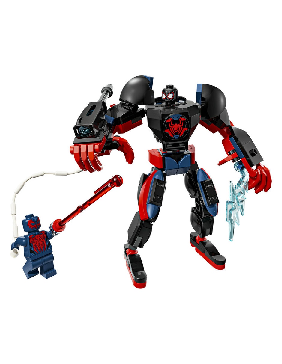 Juguete de construcción Lego Marvel Armadura Robótica de Miles Morales vs. Spider-Man 2099 76337