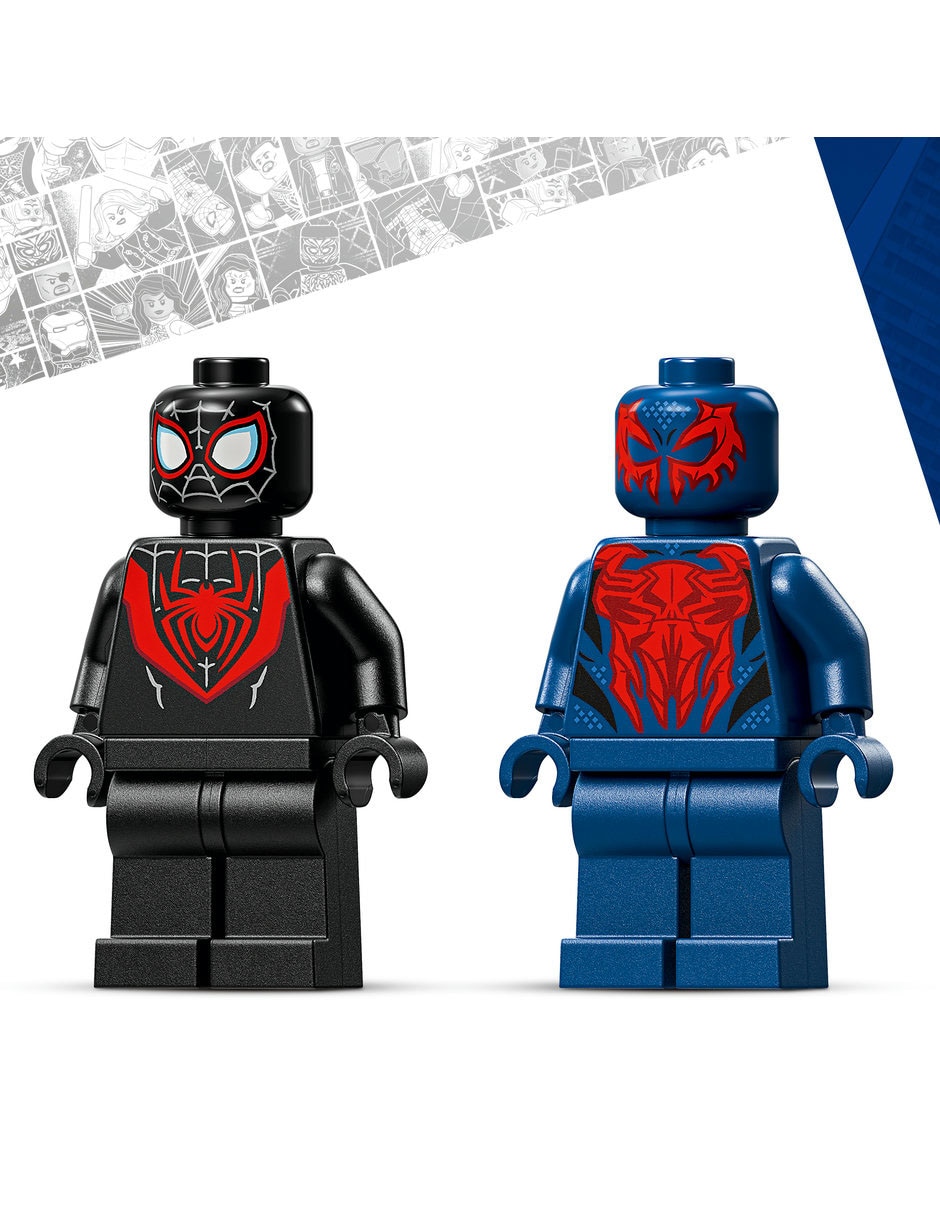 Juguete de construcción Lego Marvel Armadura Robótica de Miles Morales vs. Spider-Man 2099 76337