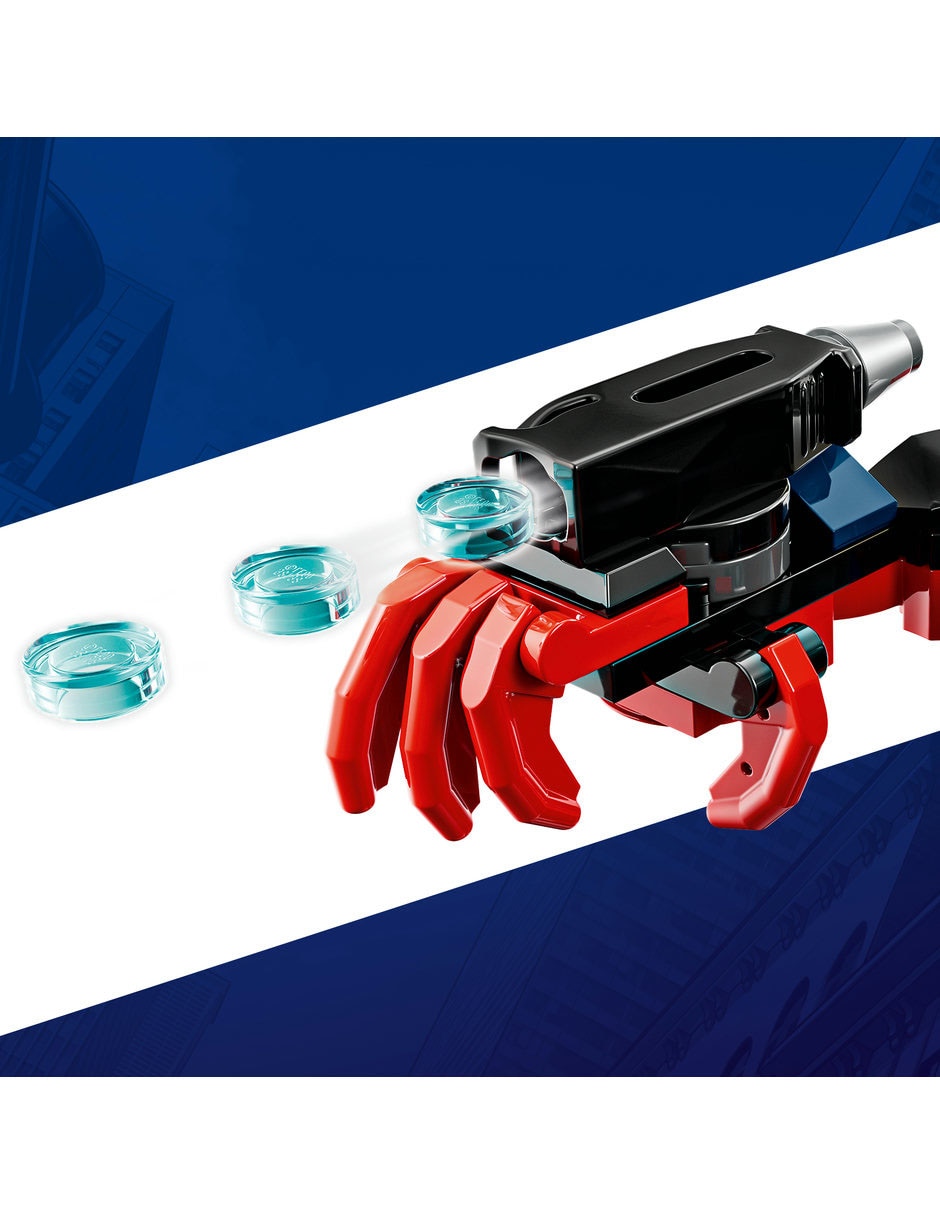 Juguete de construcción Lego Marvel Armadura Robótica de Miles Morales vs. Spider-Man 2099 76337