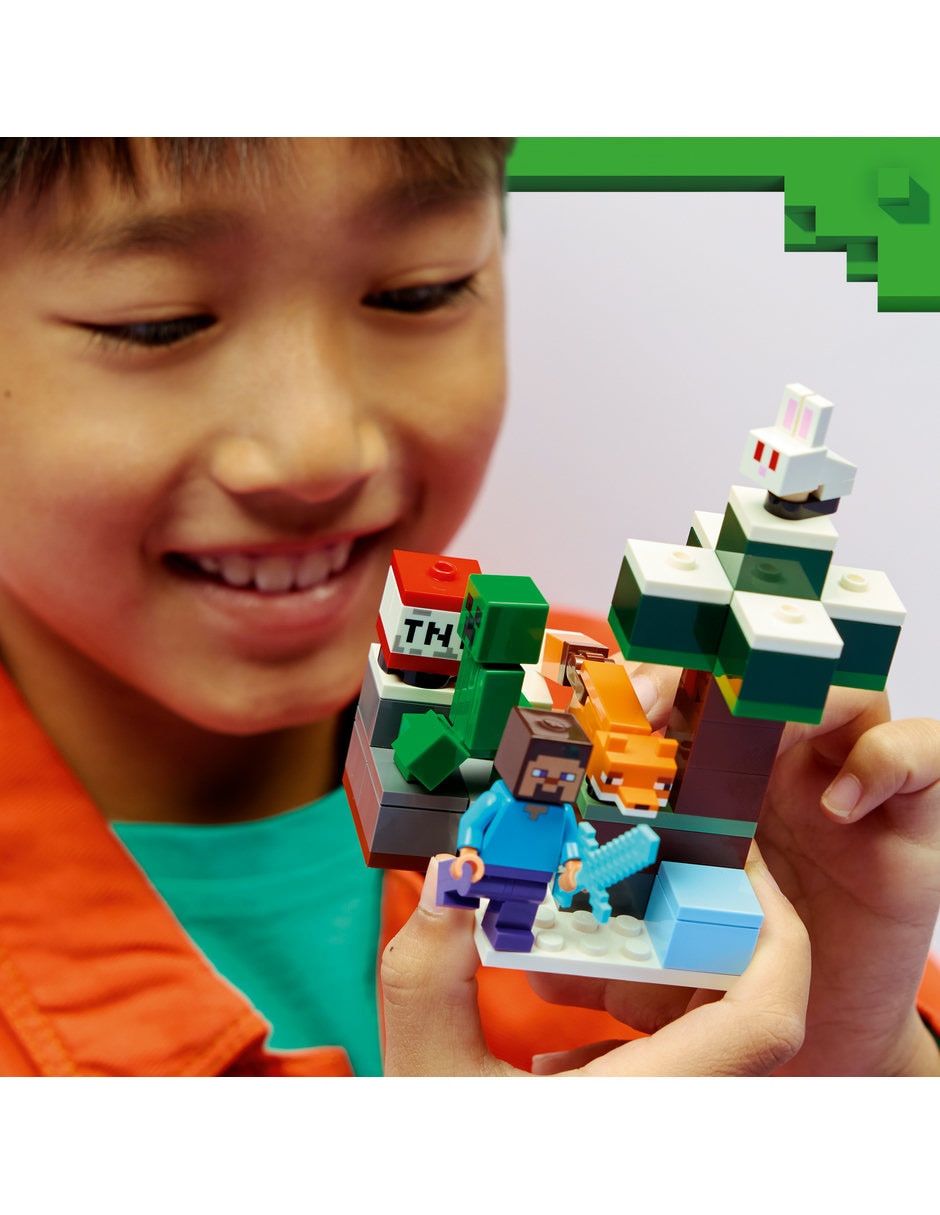 Set de Construcción Lego Minecraft La Granja de Gallinas 21583