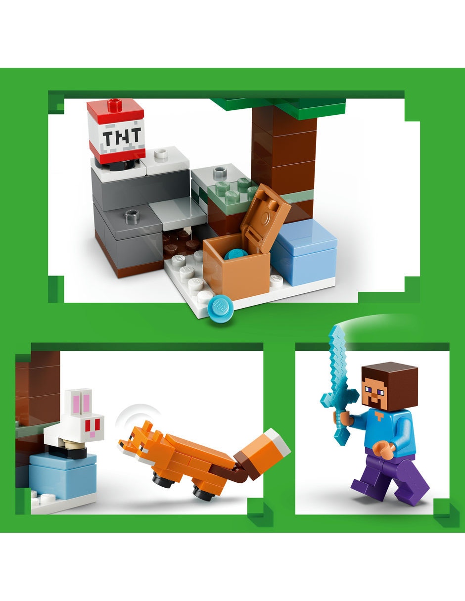 Set de Construcción Lego Minecraft La Granja de Gallinas 21583