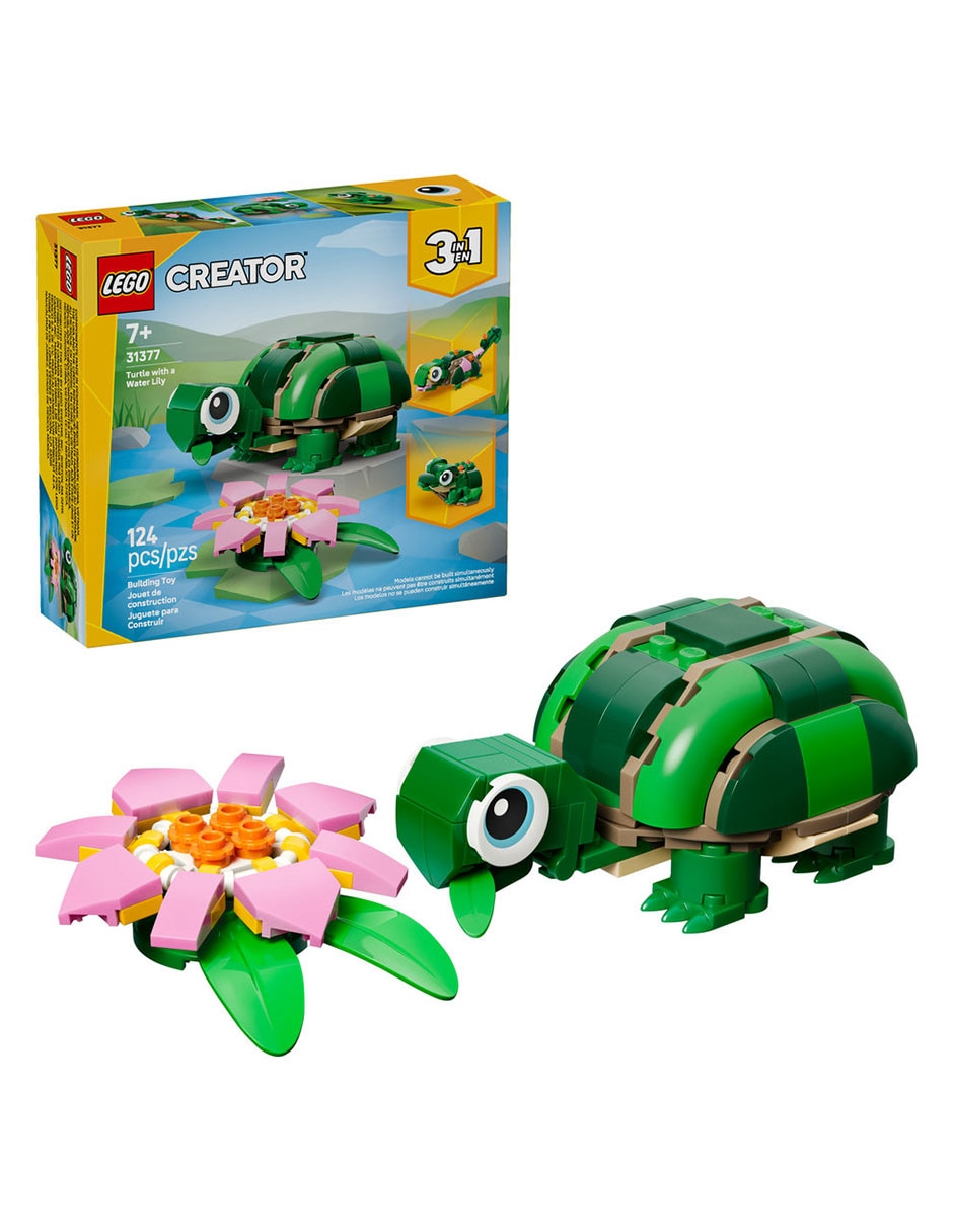 Lego Creator Tortuga con Flor de Nenúfar 31377