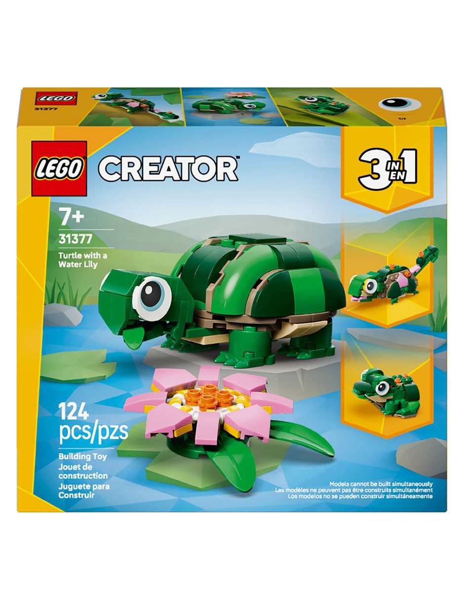 Lego Creator Tortuga con Flor de Nenúfar 31377