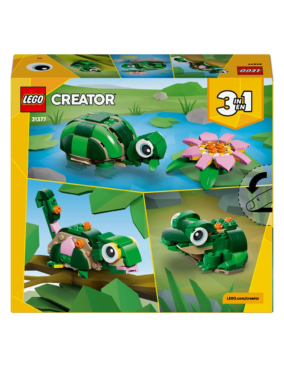 Creator Tortuga con Flor de Nenúfar 31377 Creator Tortuga con Flor de Nenúfar 31377