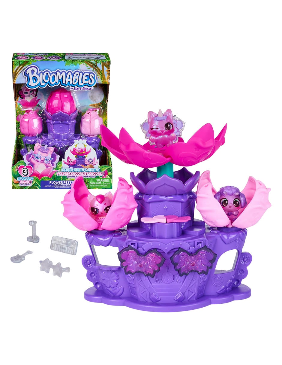 Juguete bloomables flower fest hatchimals