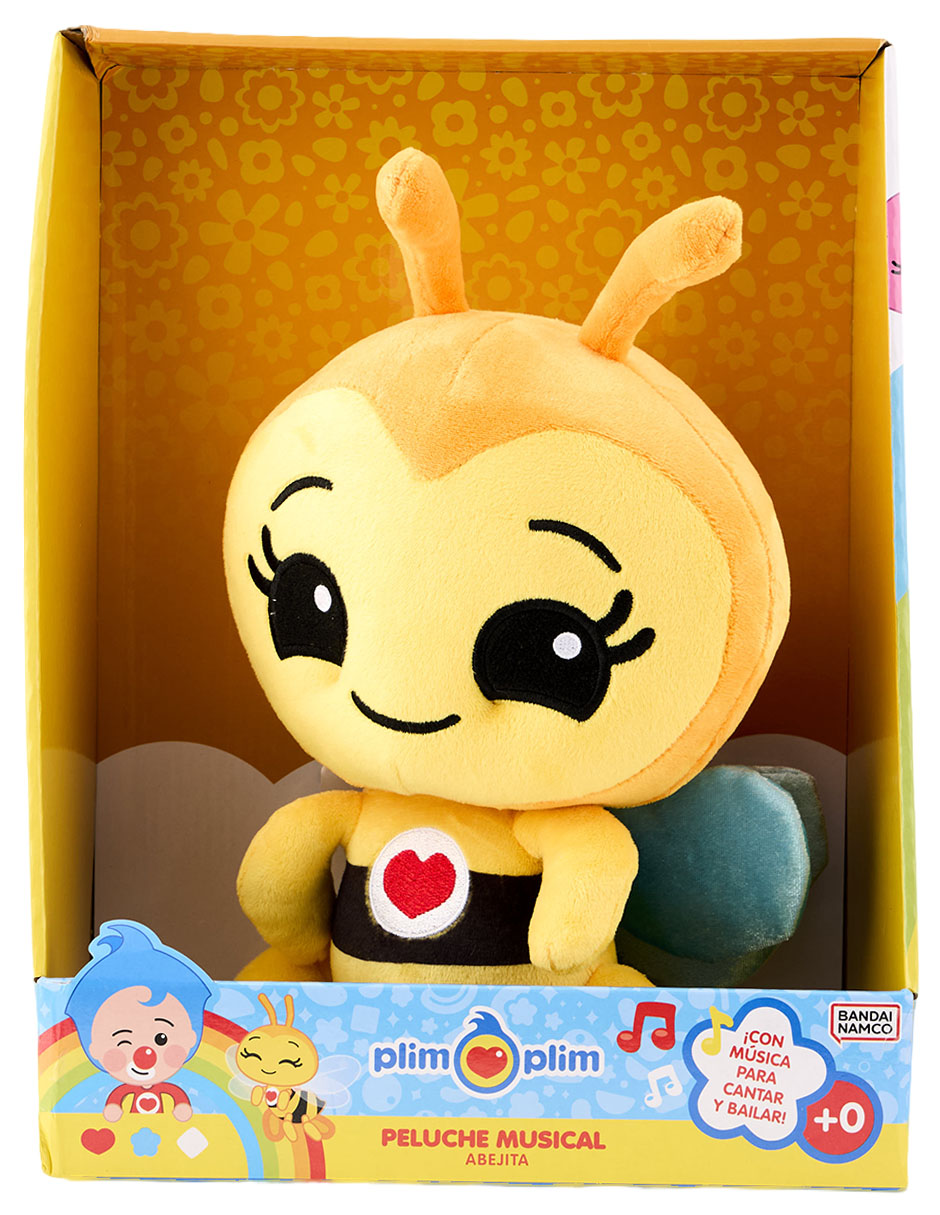 Peluche de abeja Plim Plim de 35 cm