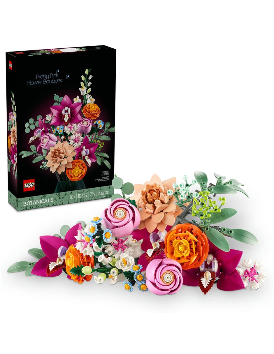 Lego Botanicals Ramo de Flores Fantasía en Rosa 10342